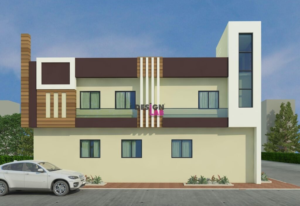 2nd floor house front design ( simple),