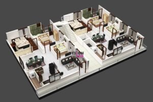 amazing 3 bedroom rowhouses floor plan 4
