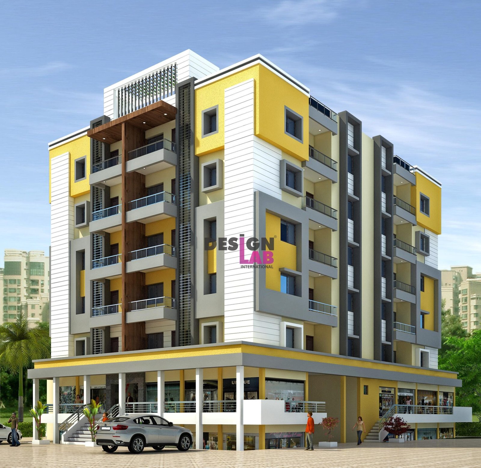 Image showcasing » Modern Architectural concept for apartment design Images