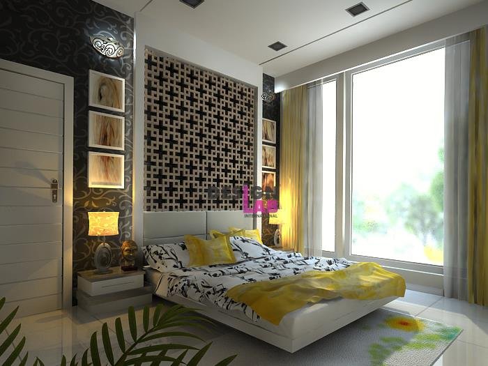 Image of Master bedroom curtain ideas