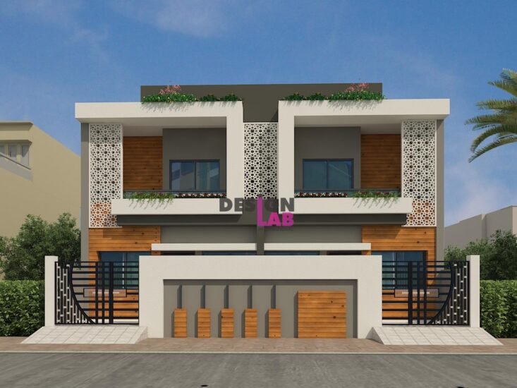 » Simple Front Elevation For 2 Floor House