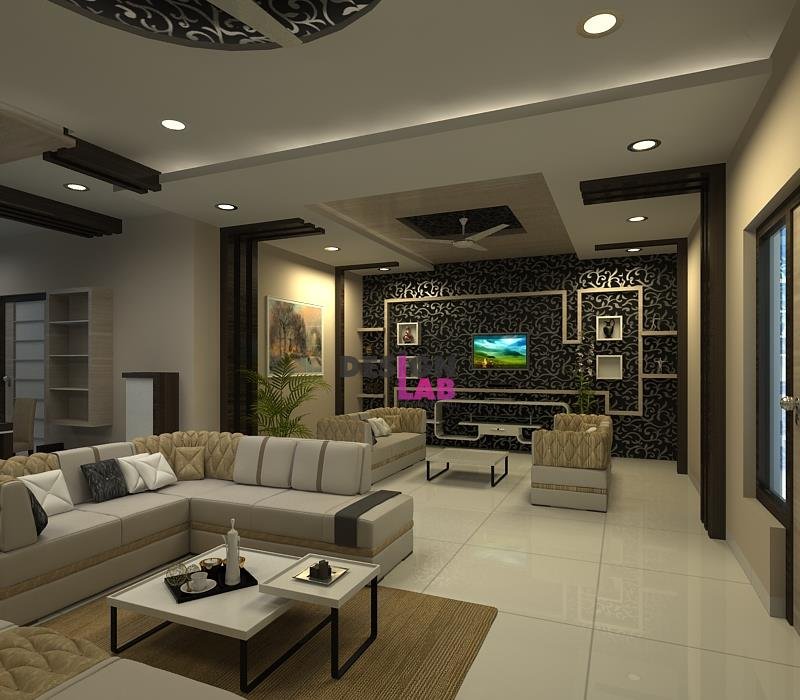led tv living room design