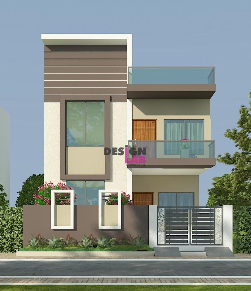 Modern small house exterior design