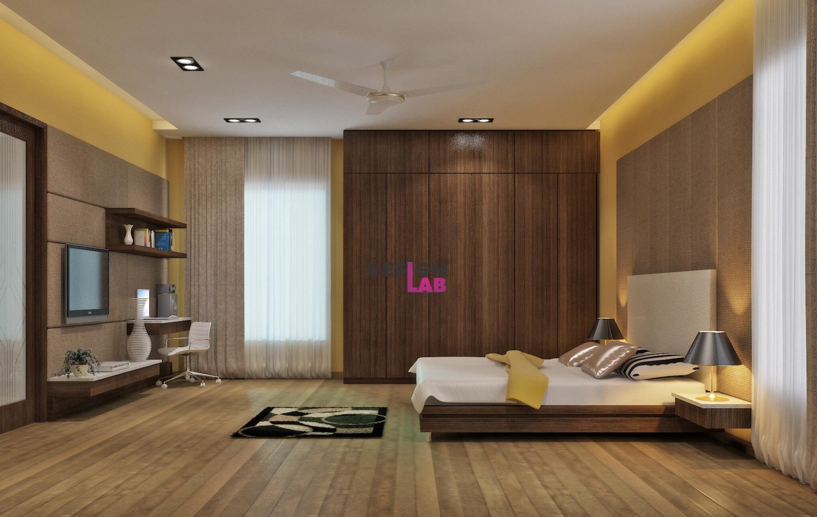 » Modern Master Bedroom 3D Design Ideas