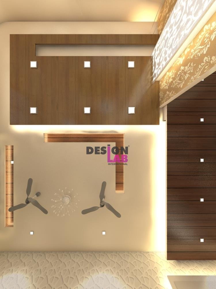 Image of Open drawing room Ceiling Design