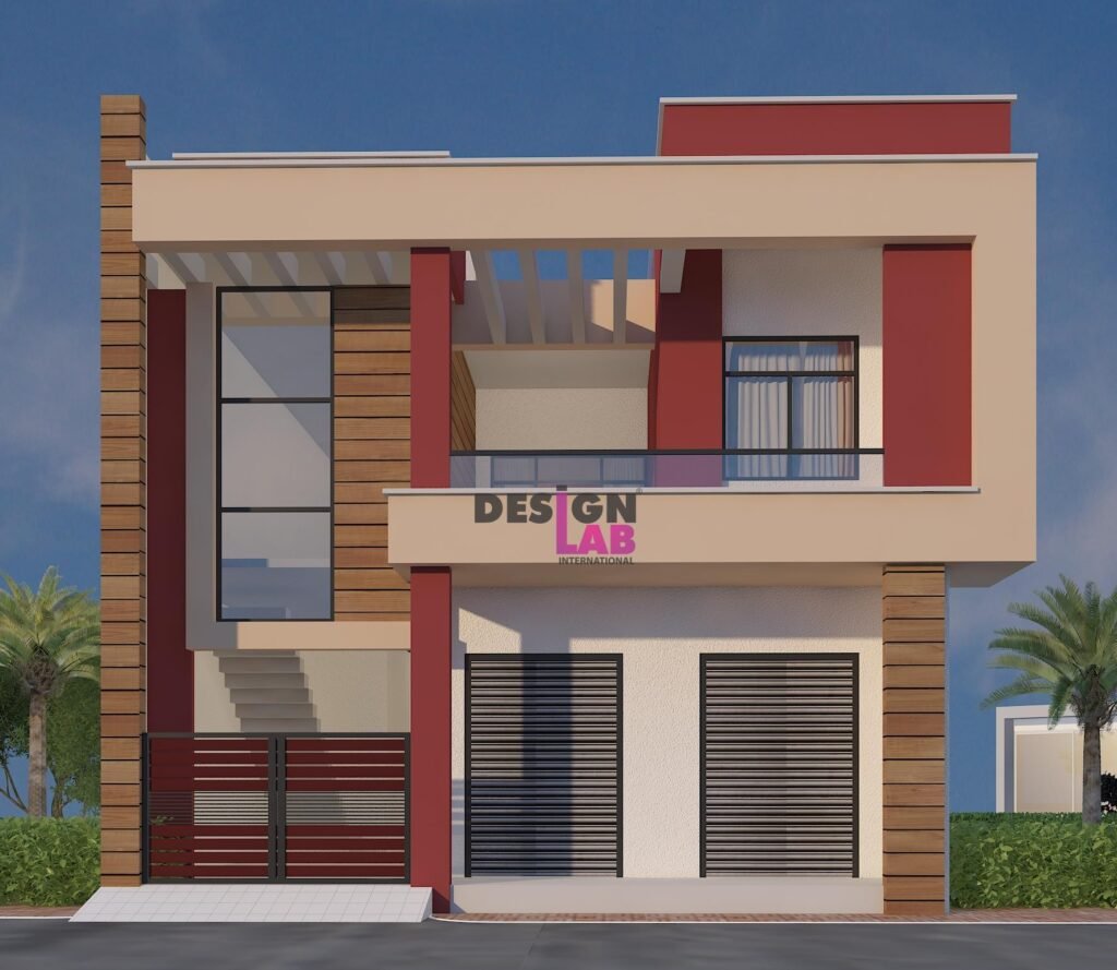 Image of Two storey House Plans with Balcony
