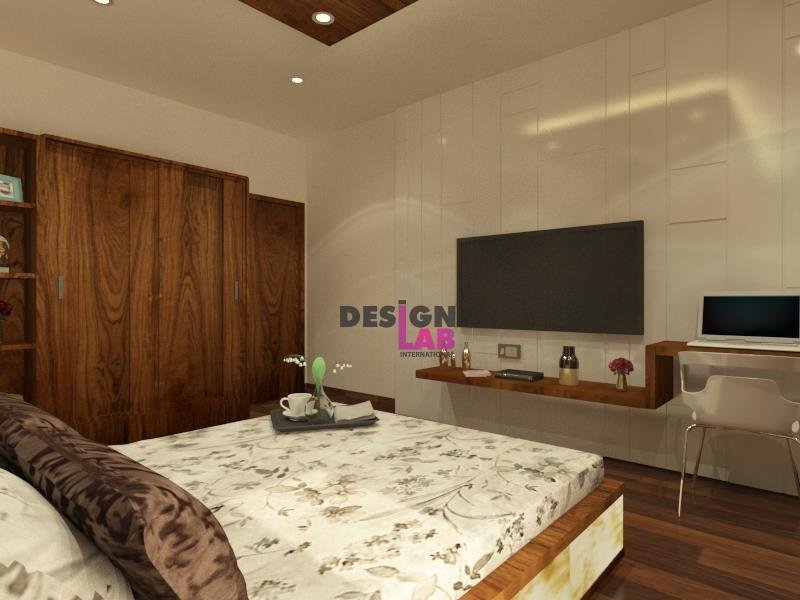 Image of Bedroom with TV Design