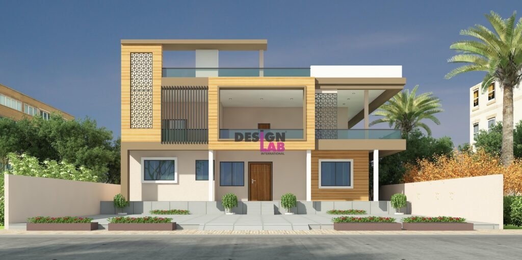 Image of Simple house front design