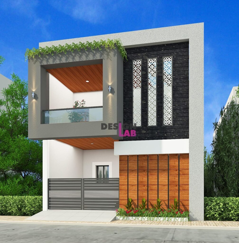  Front shade design of House