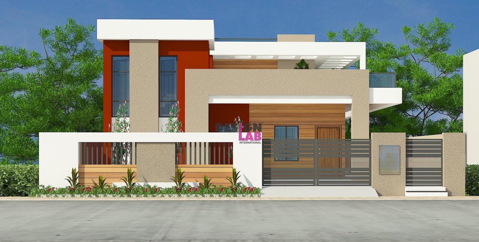 » Modern 3d Elevation For Single Floor House
