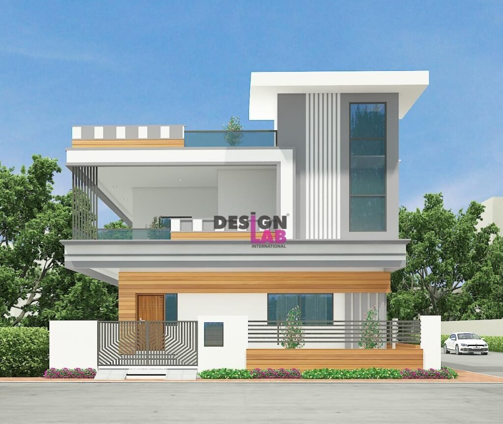 Duplex House plan 3D