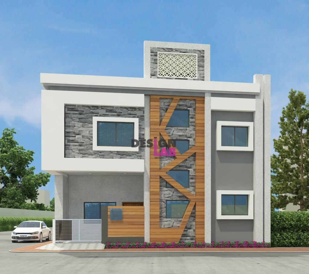 Image of Two storey House Plans with Balcony