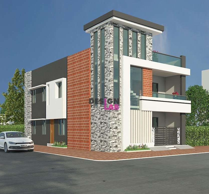 2 Story house Plans with balcony