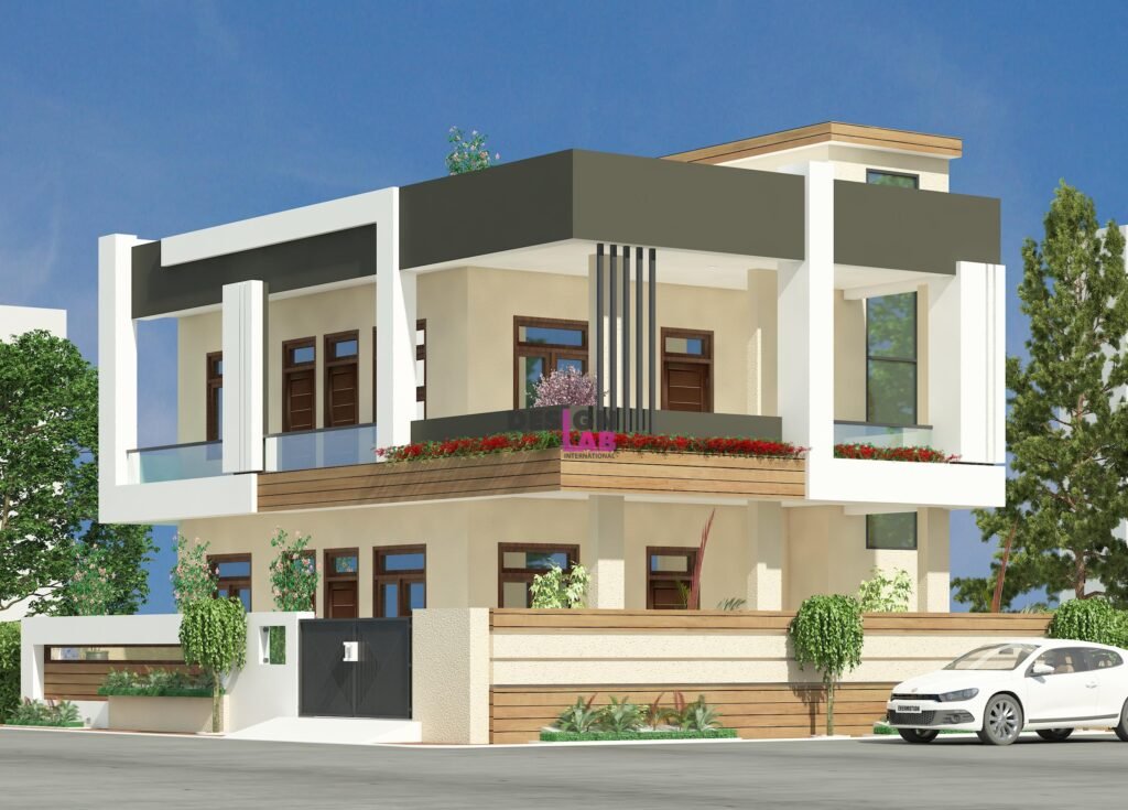 Image of Modern Classic House exterior Design