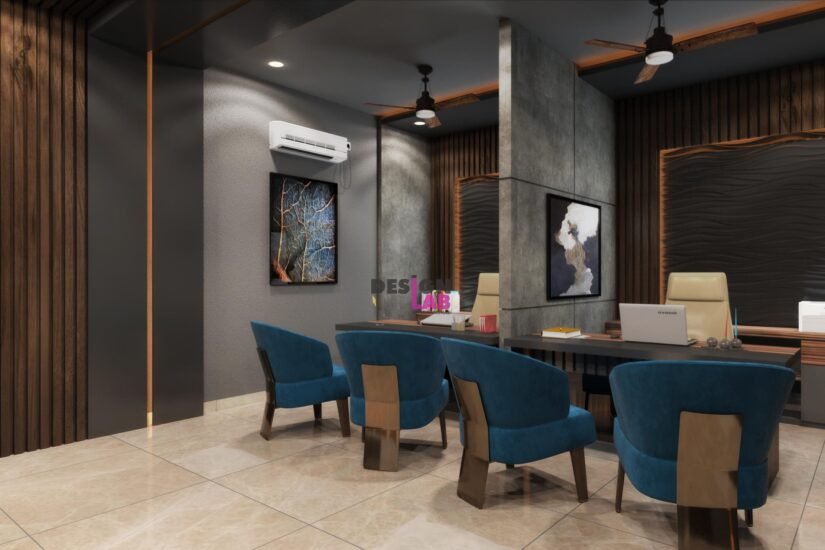 » Modern Director Cabin 3d Design Plan