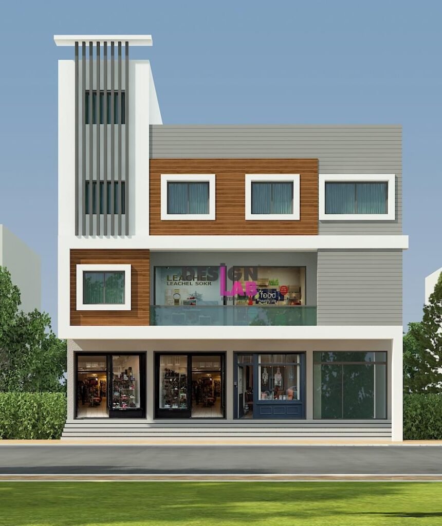 Image of Small Commercial Building Design Plans in India