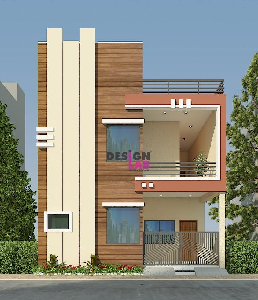 Image of Simple house facade design