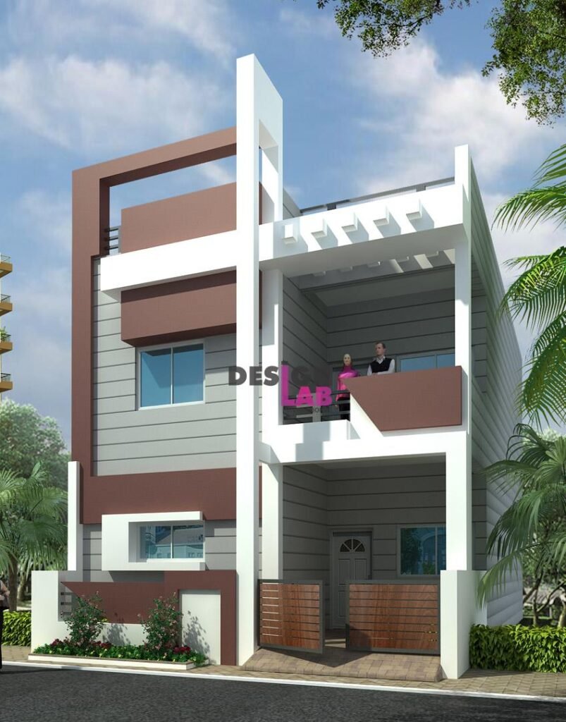 modern small 2 storey house design