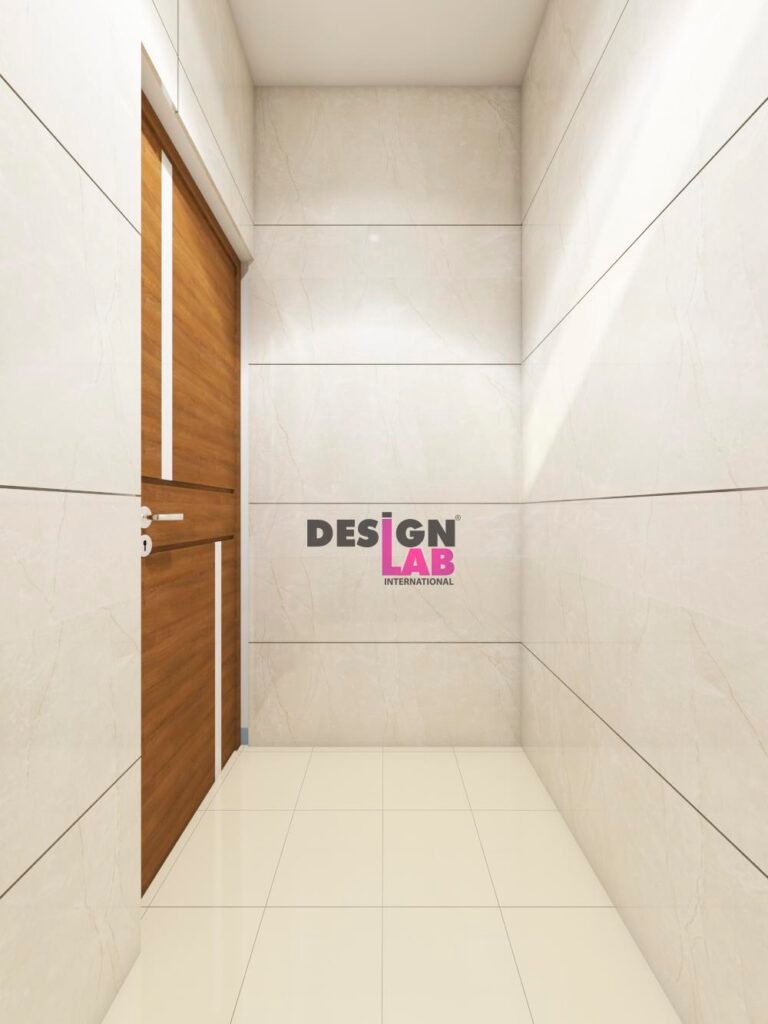 Do larger tiles make a small bathroom look bigger?