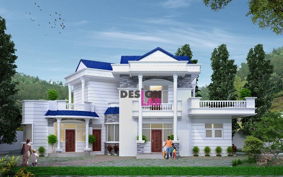 Image of 3D Duplex House Design