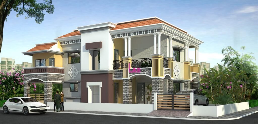 Latest exterior design of Houses In India
