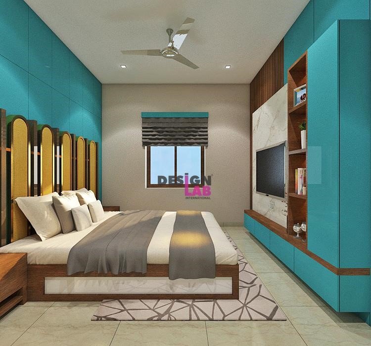 Image of 3d master bedroom design,