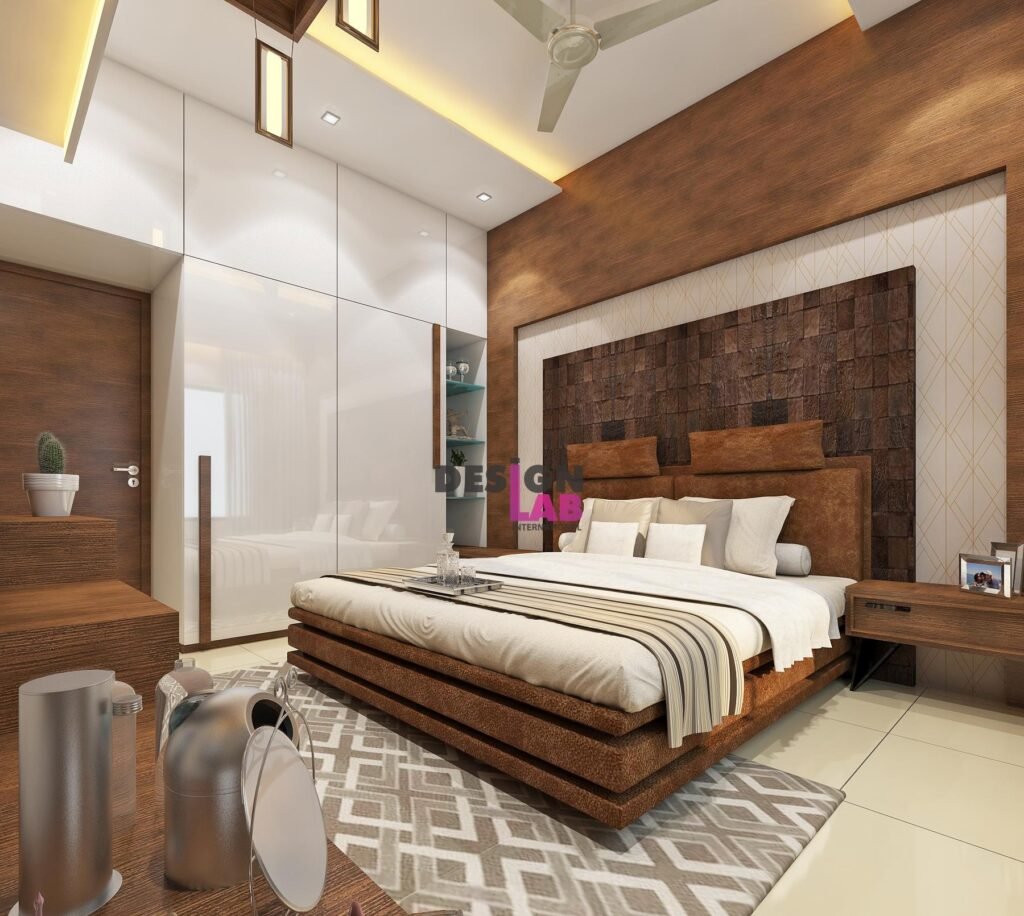 Image of Unique wooden Bed Design,