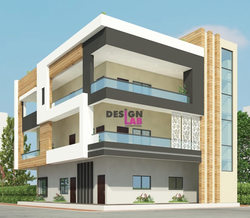 Image of 3rd floor House Front design