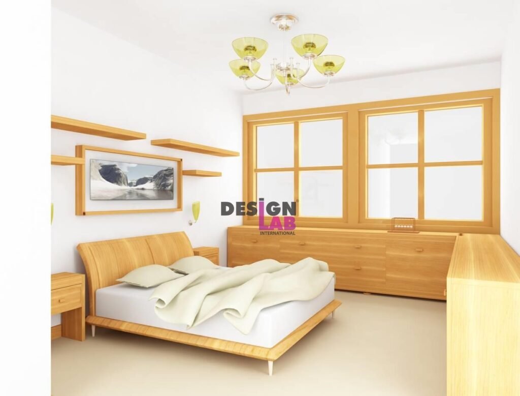 beautiful wooden bdroom design,