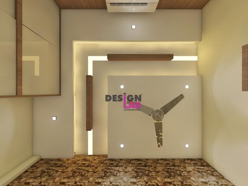 Image of Modern high ceiling bedroom