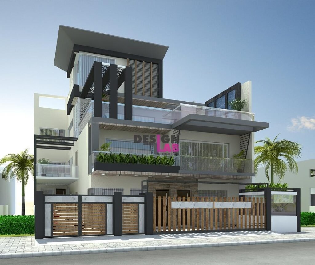 exterior 3d house design 