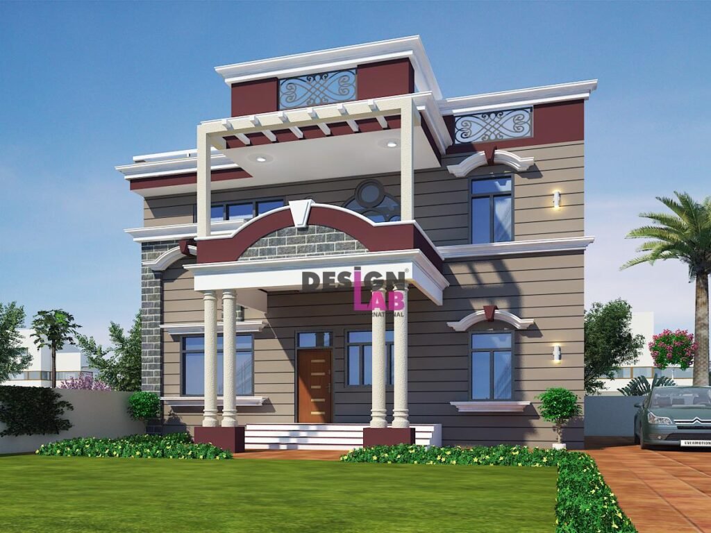 Image of Classic villa exterior Design