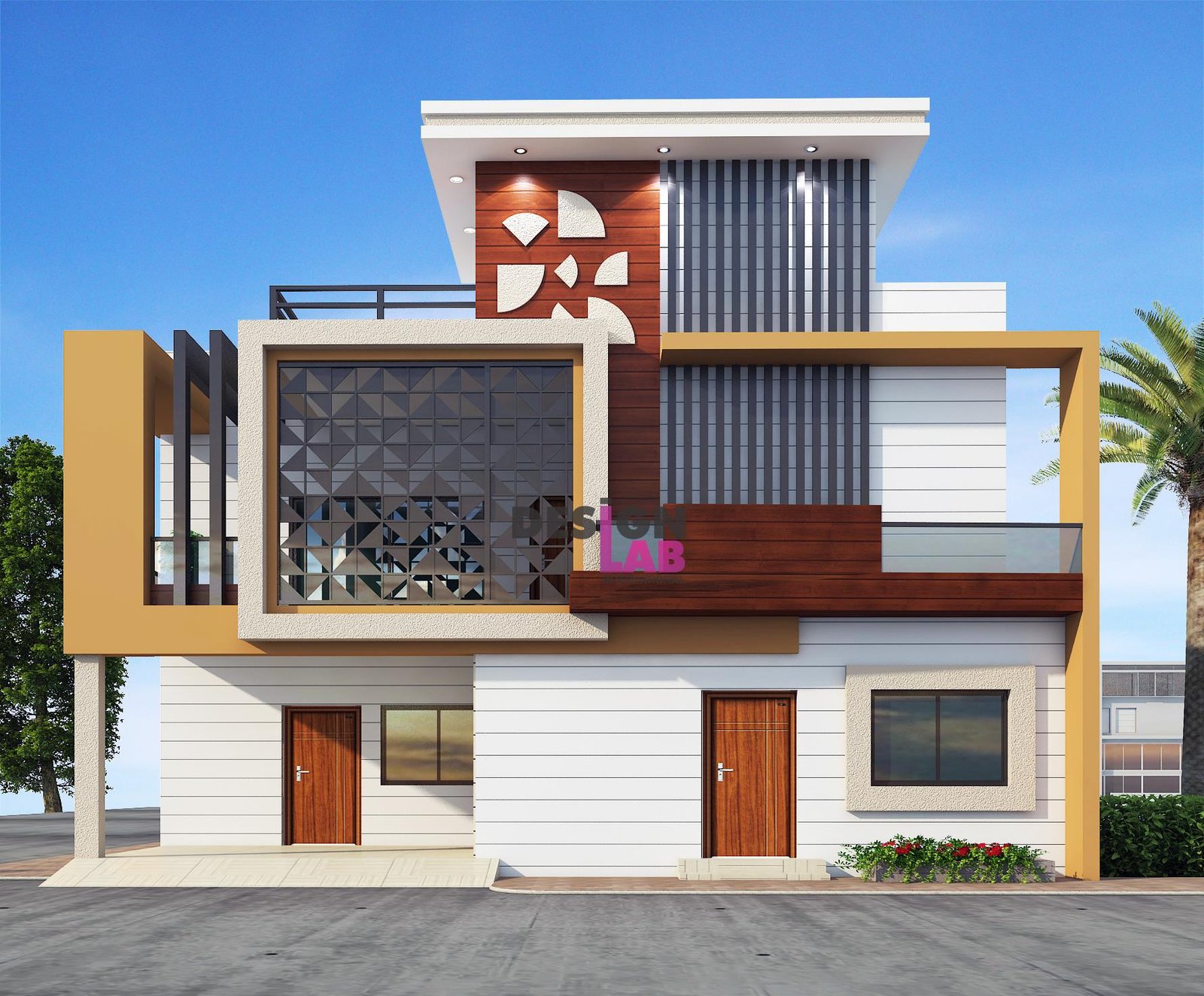 3D Architectural Rendering Services | Interior Design Styles » Modern 4 Bedroom Bungalow House Plans