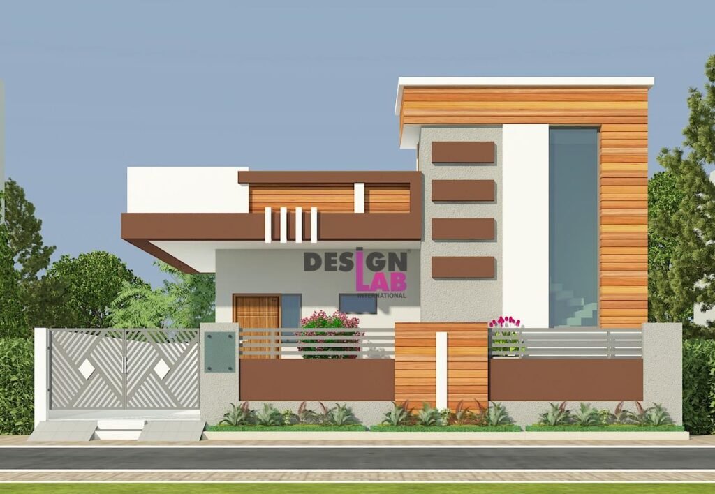 exterior design of single storey house
