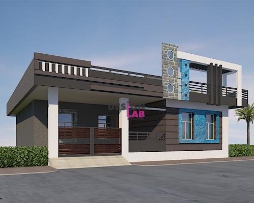 Image of Contemporary one story house Plans