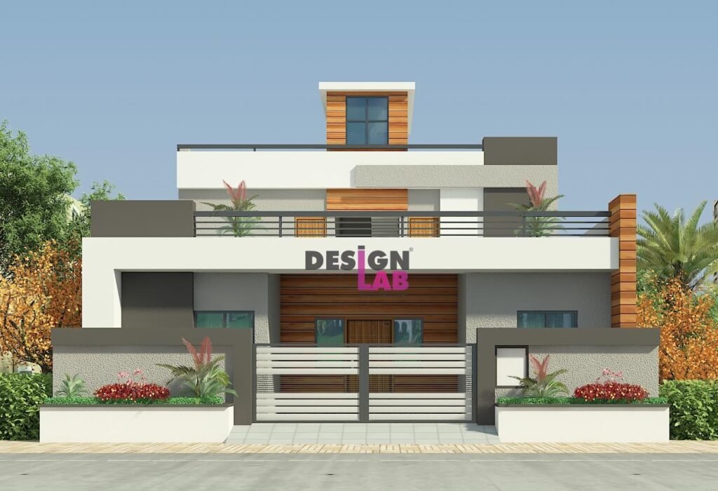 Image of Modern duplex house designs and floor plans