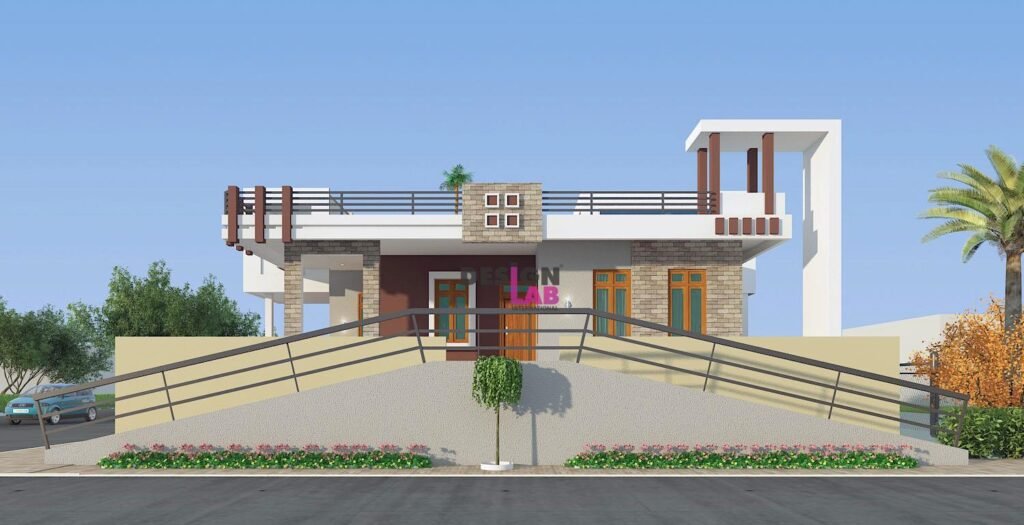 low cost house front design photos