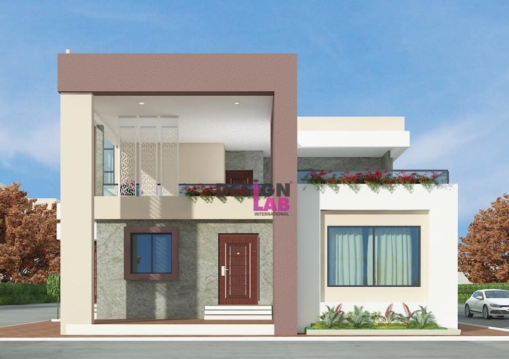 Small 2 Storey House Plans 3D
