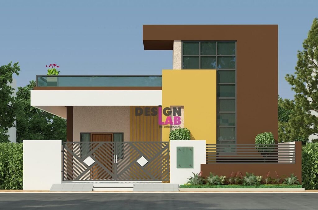 Image of Modern one story House Design