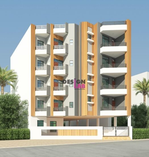 3D Architectural Rendering Services | Interior Design Styles » Modern ... - Rich-Textured-Apartment Exterior Design