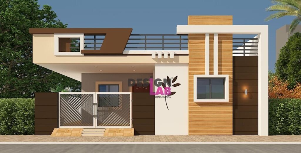 Image of Village house Front Design images