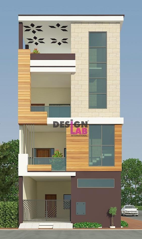 Image of Modern 3 floor House Design2023