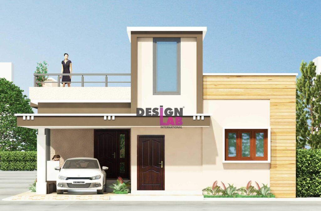 Image of Modern contemporary single storey house design