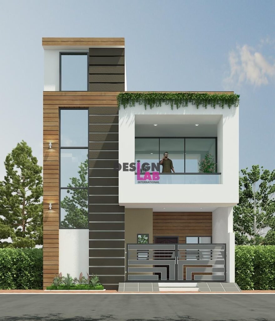 exterior front view house design