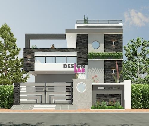 Image of Small double story house