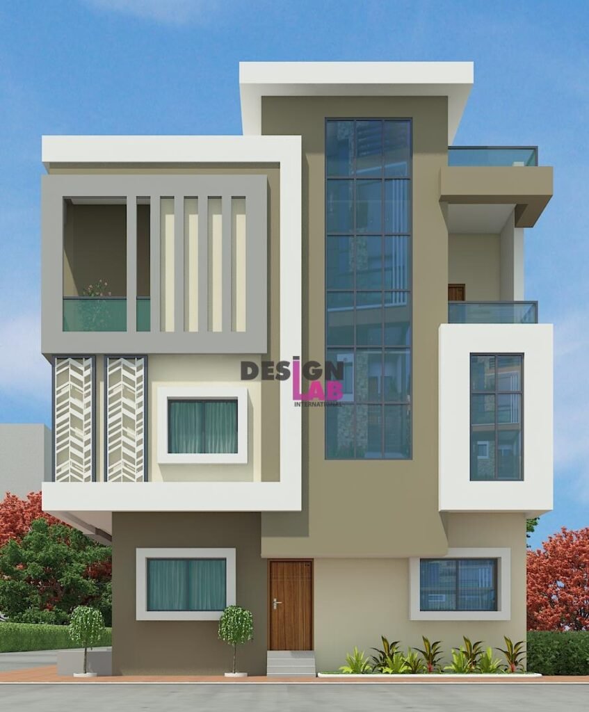 3 storey contemporary house design