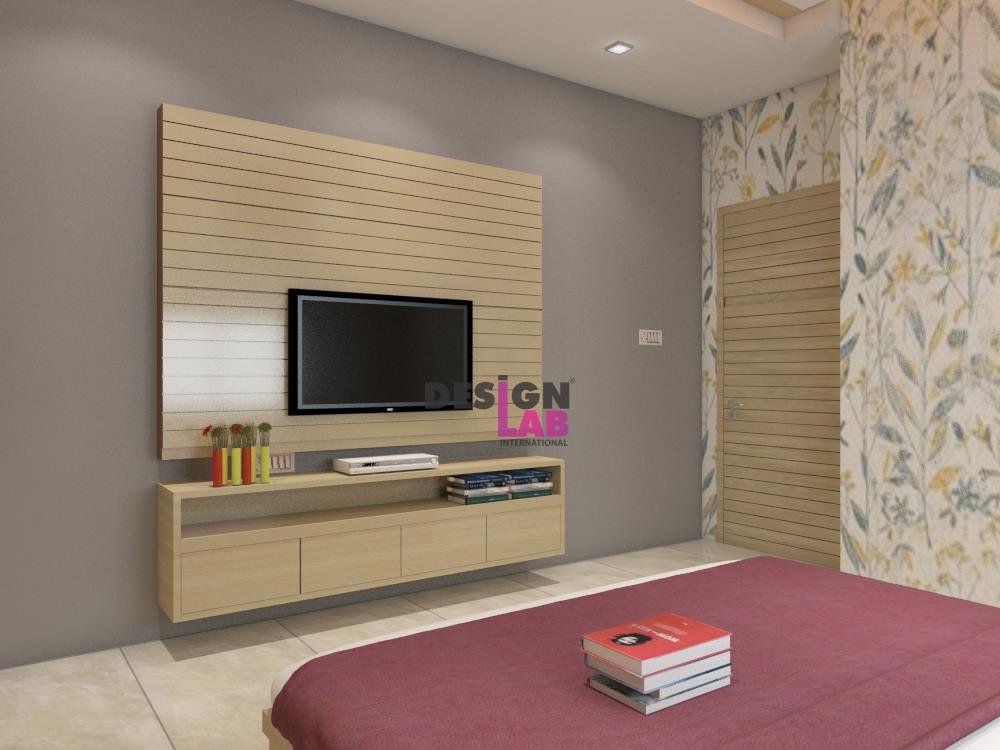 Image of TV unit design for bedroom 2023