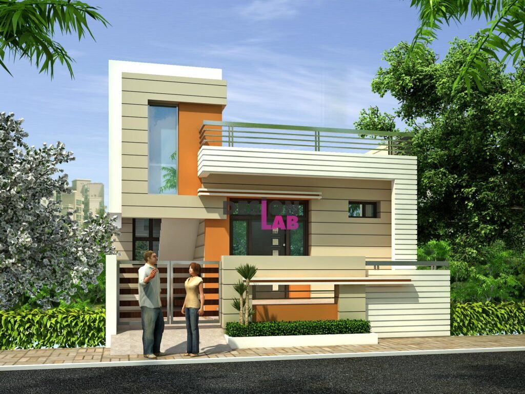 exterior house design single floor