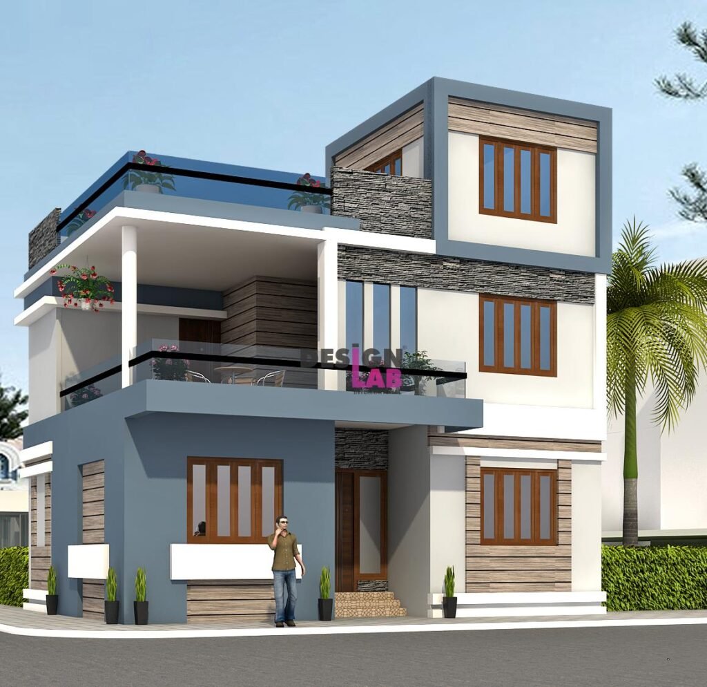 Modern Small duplex House design2023