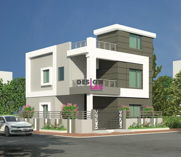 » Modern 3 Bedroom Duplex House Plans